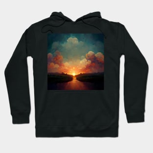 A beautiful sunset - best selling Hoodie